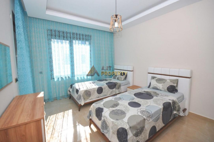 Двухуровневая квартира, планировки 2+1 в центре района Оба, Алания, 120 м2 - Ракурс 21