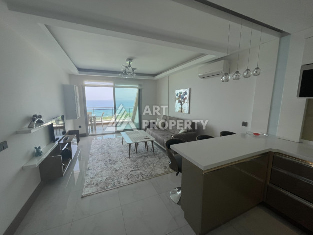 Квартира с видом на море, планировки 1+1, 65м2 в новом ЖК, район Каргыджак - Ракурс 13