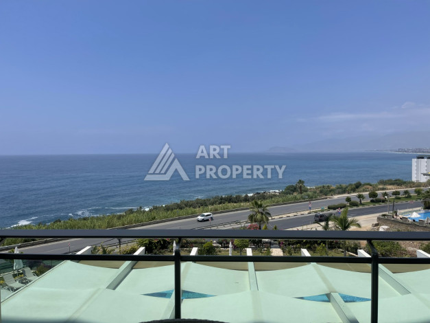 Квартира с видом на море, планировки 1+1, 65м2 в новом ЖК, район Каргыджак - Ракурс 18