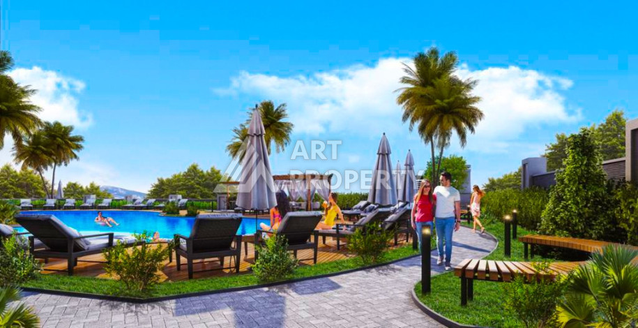 Квартира в комплексе с шикарной инфраструктурой 1+1 на этапе строительства, сдача уже в этом году - Ракурс 2