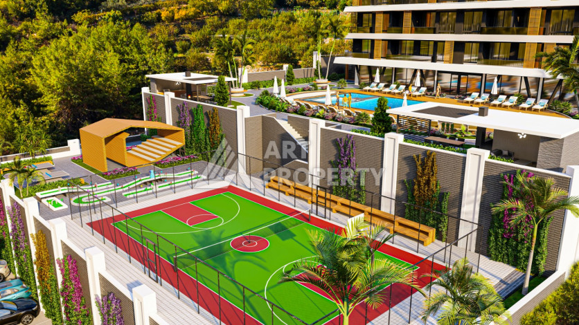 Квартира в комплексе с шикарной инфраструктурой 1+1 на этапе строительства, сдача уже в этом году - Ракурс 4