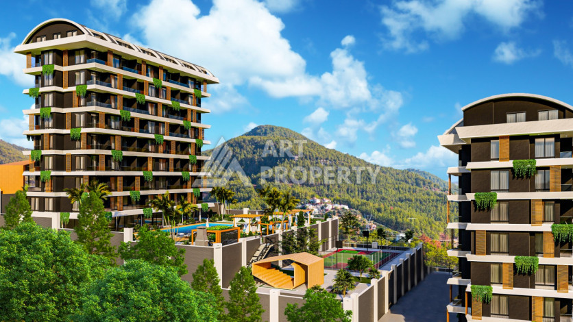 Квартира в комплексе с шикарной инфраструктурой 1+1 на этапе строительства, сдача уже в этом году - Ракурс 5