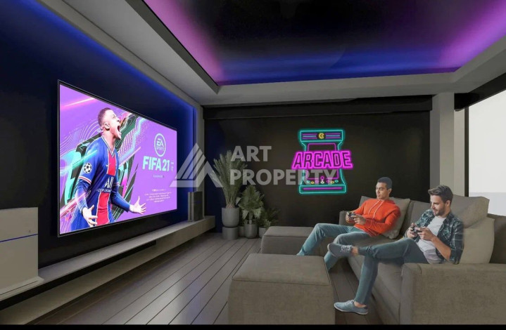 Квартира в комплексе с шикарной инфраструктурой 1+1 на этапе строительства, сдача уже в этом году - Ракурс 9