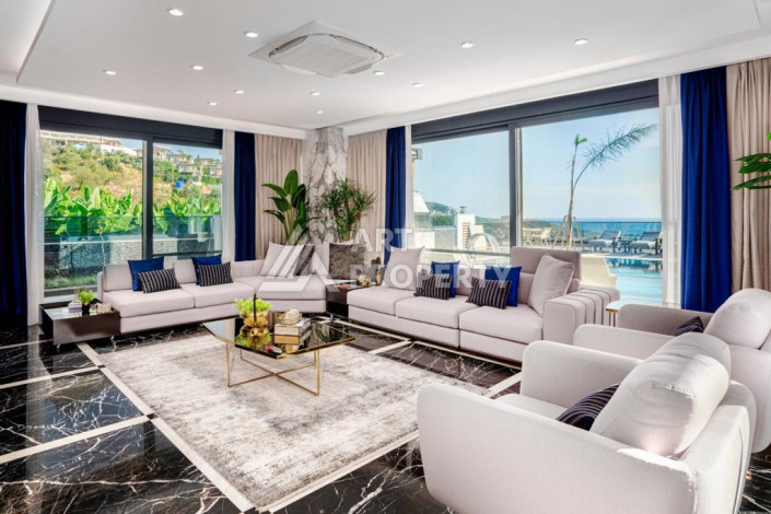 Шикарная видовая вилла 3+2  в районе Кыргыджак с хорошей мебелью и всем необходимым для комфортного проживания - Ракурс 10