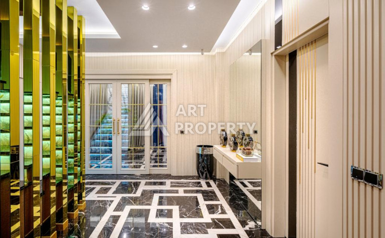 Шикарная видовая вилла 3+2  в районе Кыргыджак с хорошей мебелью и всем необходимым для комфортного проживания - Ракурс 18