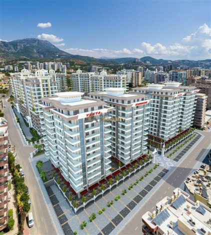 Современный проект на завершающей стадии строительства с богатой инфраструктурой в Махмутлар, 81м2 - Ракурс 14