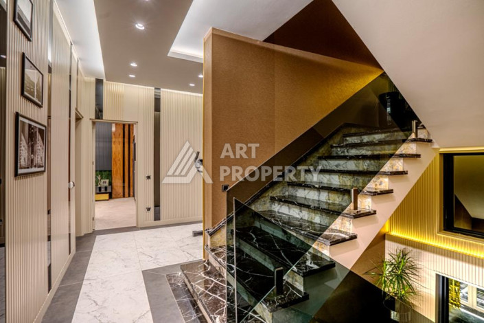 Шикарная видовая вилла 3+2  в районе Кыргыджак с хорошей мебелью и всем необходимым для комфортного проживания - Ракурс 20