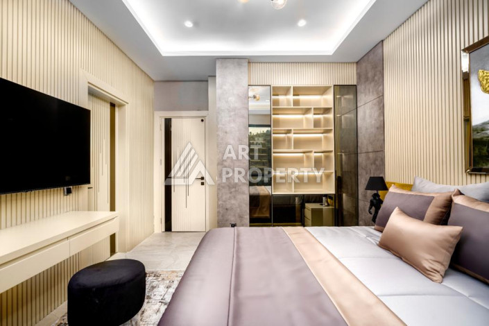 Шикарная видовая вилла 3+2  в районе Кыргыджак с хорошей мебелью и всем необходимым для комфортного проживания - Ракурс 26