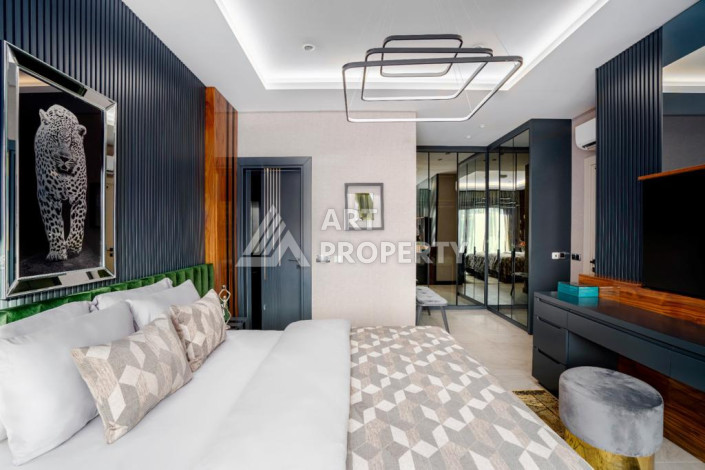 Шикарная видовая вилла 3+2  в районе Кыргыджак с хорошей мебелью и всем необходимым для комфортного проживания - Ракурс 28