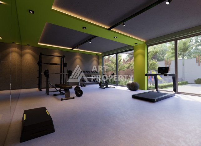 Апартаменты в комфортабельном жилом комплексе 1+1, 4+1 в районе Оба - Ракурс 6