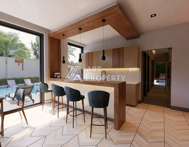 Апартаменты в комфортабельном жилом комплексе 1+1, 4+1 в районе Оба - Ракурс 10