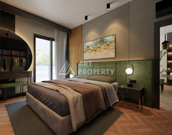 Апартаменты в комфортабельном жилом комплексе 1+1, 4+1 в районе Оба - Ракурс 14