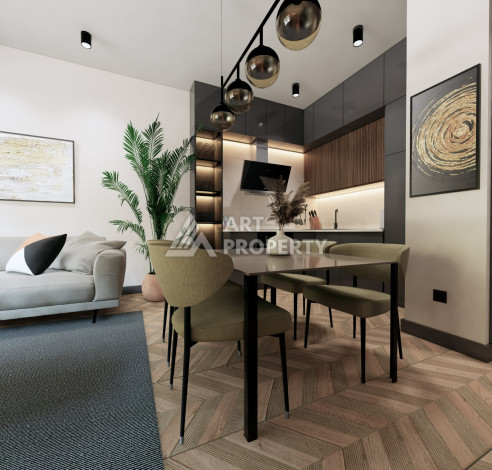 Апартаменты в комфортабельном жилом комплексе 1+1, 4+1 в районе Оба - Ракурс 15