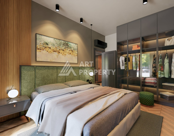 Апартаменты в комфортабельном жилом комплексе 1+1, 4+1 в районе Оба - Ракурс 17