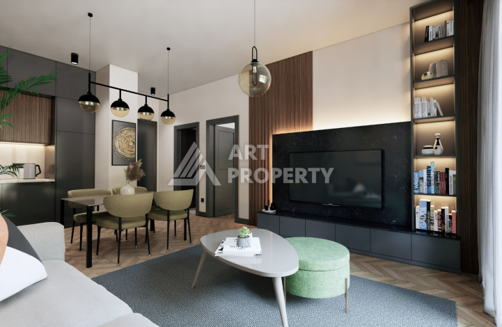 Апартаменты в комфортабельном жилом комплексе 1+1, 4+1 в районе Оба - Ракурс 18