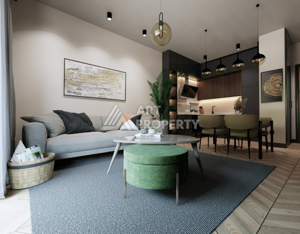 Апартаменты в комфортабельном жилом комплексе 1+1, 4+1 в районе Оба - Ракурс 19