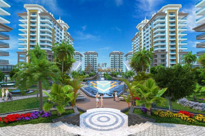 Современный проект на завершающей стадии строительства с богатой инфраструктурой в Махмутлар, 81м2 - Ракурс 26