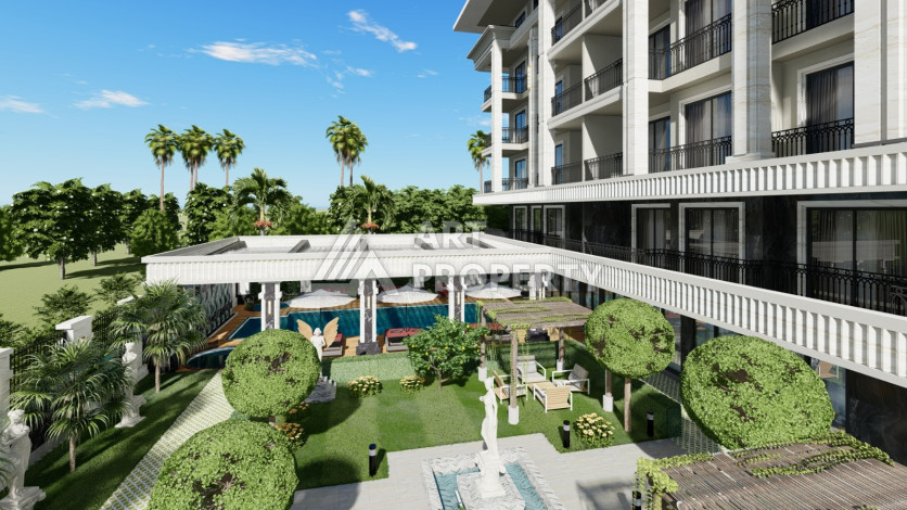 Новый проект в 300 метрах от моря в районе Оба - Ракурс 2