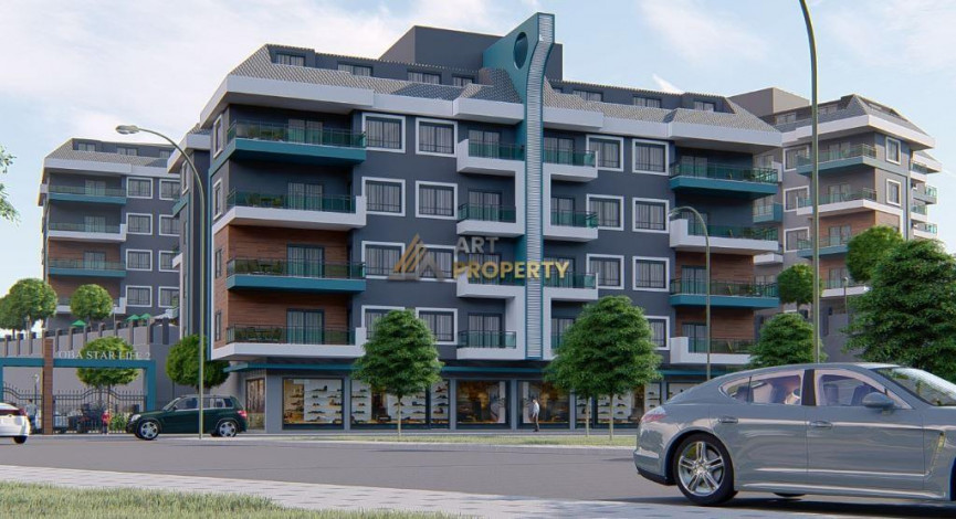 Квартира 1+1 в новом комплексе с хорошей инфраструктурой в районе Оба, 48м2 - Ракурс 6