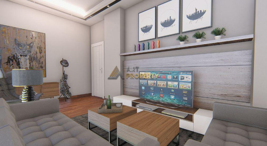 Квартира 1+1 в новом комплексе с хорошей инфраструктурой в районе Оба, 48м2 - Ракурс 10