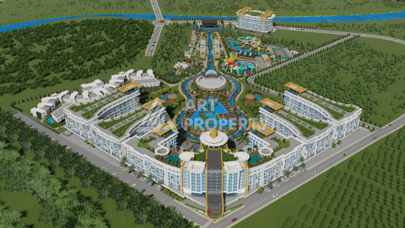 Квартира 1+1 грандиозном проекте на этапе строительства в районе Тюрклер! - Ракурс 18