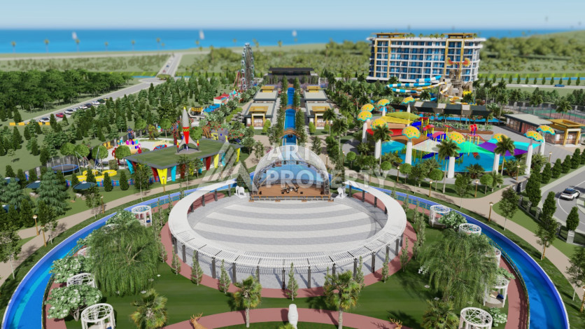 Квартира 1+1 грандиозном проекте на этапе строительства в районе Тюрклер! - Ракурс 21