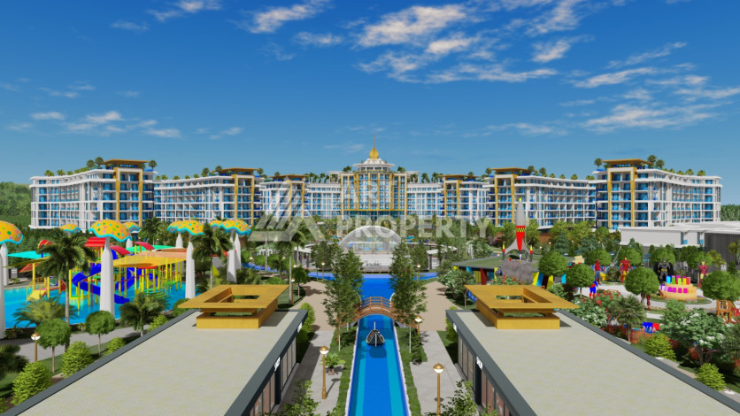 Квартира 1+1 грандиозном проекте на этапе строительства в районе Тюрклер! - Ракурс 31