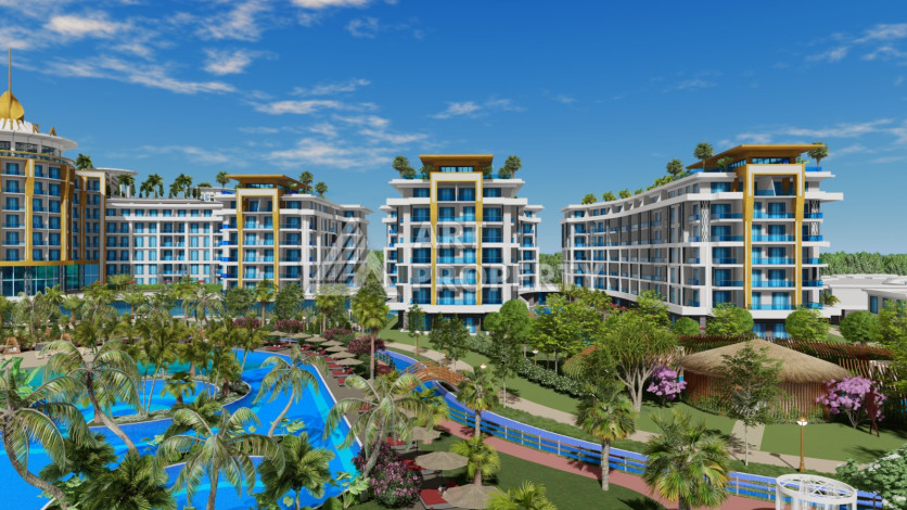 Квартира 1+1 грандиозном проекте на этапе строительства в районе Тюрклер! - Ракурс 38