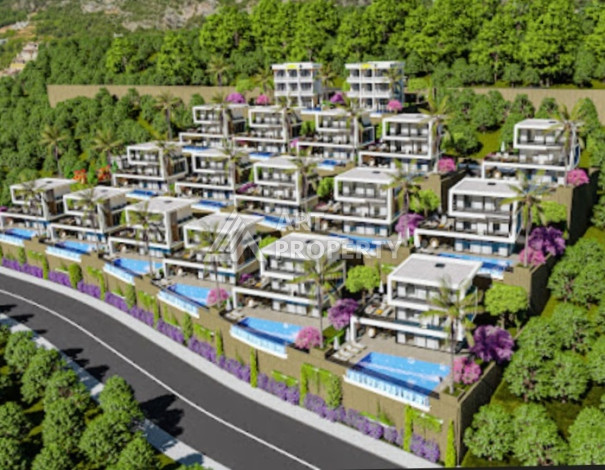 Элитный проект вилл планировки 3+1, 4+1 в районе Бекташ, Аланья - Ракурс 8