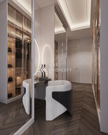 Элитный проект вилл планировки 3+1, 4+1 в районе Бекташ, Аланья - Ракурс 13