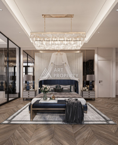 Элитный проект вилл планировки 3+1, 4+1 в районе Бекташ, Аланья - Ракурс 16