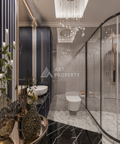 Элитный проект вилл планировки 3+1, 4+1 в районе Бекташ, Аланья - Ракурс 24