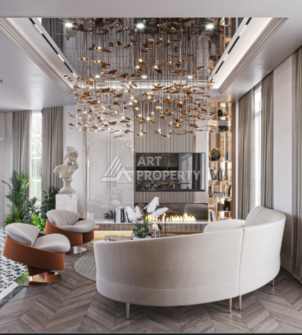 Элитный проект вилл планировки 3+1, 4+1 в районе Бекташ, Аланья - Ракурс 25