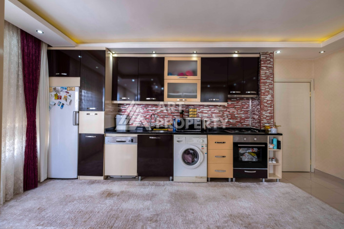 Меблированная Квартира 1+1 в центре Алании, 650 от моря - Ракурс 9