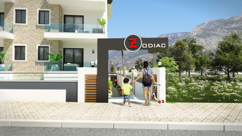 Двухуровневая квартира 3+1 в новом доме в 350 метрах от Средиземного моря, Махмутлар, Аланья - Ракурс 6