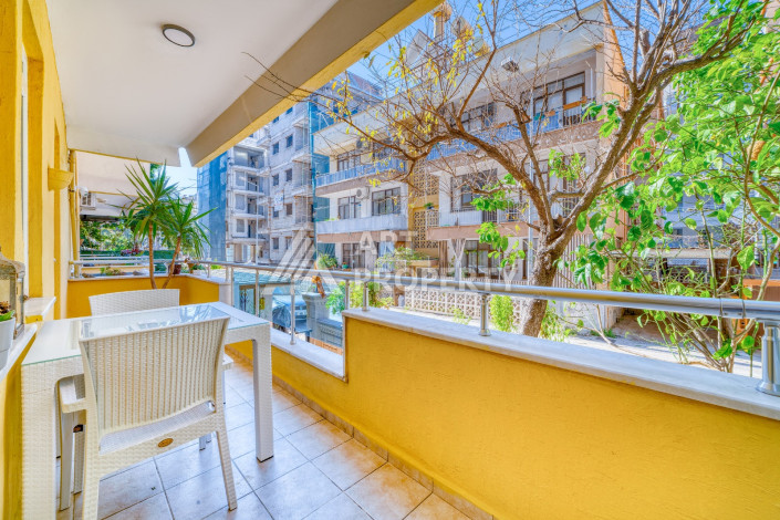 Меблированные апартаменты 1+1 на первой береговой линии в центре Аланьи - Ракурс 9