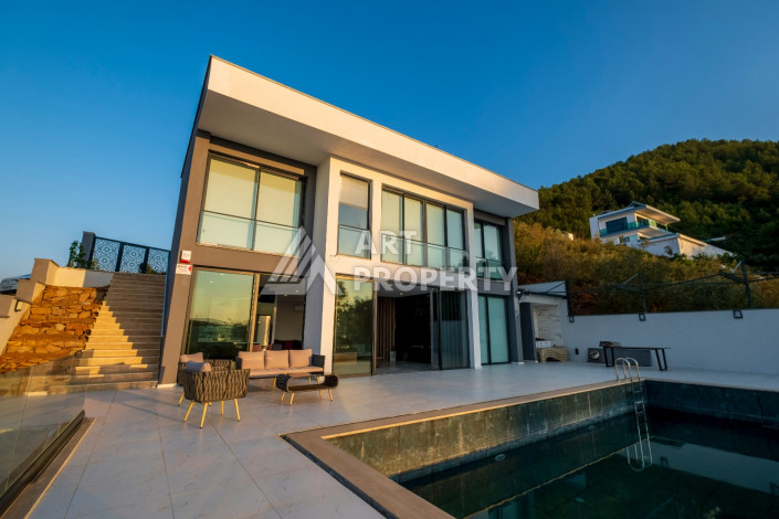 Шикарная  видовая вилла в Газипаше  4+1 645м2 - Ракурс 3