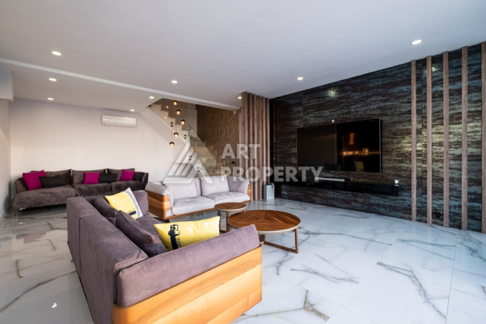 Шикарная  видовая вилла в Газипаше  4+1 645м2 - Ракурс 11