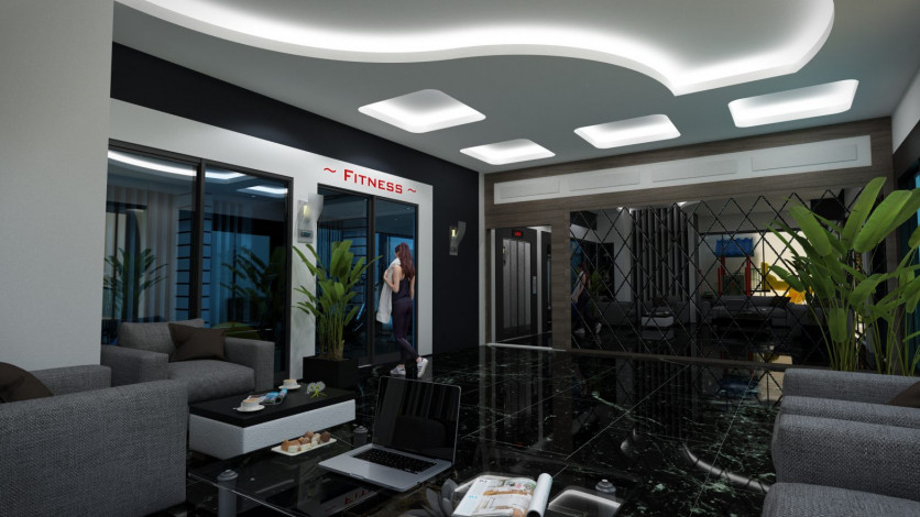 Двухуровневая квартира 3+1 в новом доме в 350 метрах от Средиземного моря, Махмутлар, Аланья - Ракурс 18