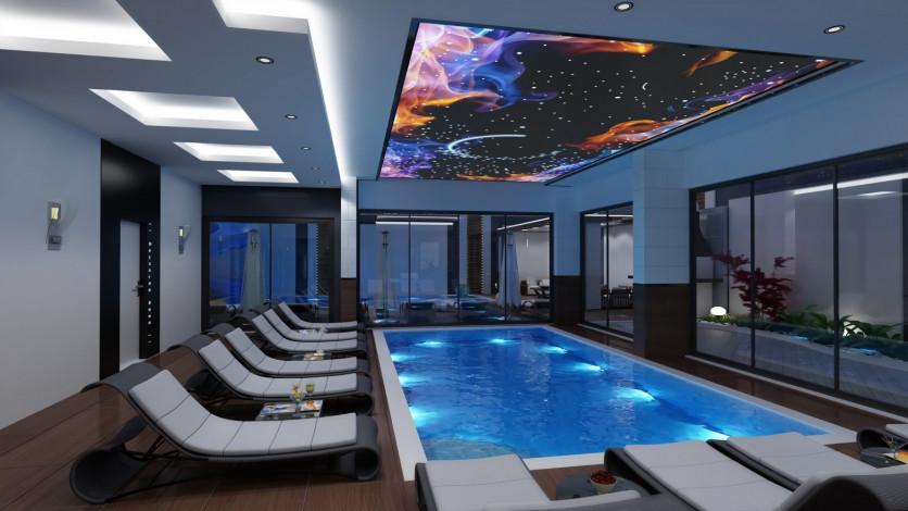 Двухуровневая квартира 3+1 в новом доме в 350 метрах от Средиземного моря, Махмутлар, Аланья - Ракурс 22