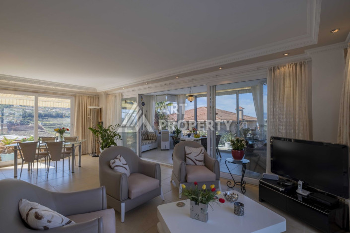 Вилла с собственным бассейном в районе Каргыджак, планировкой 3+1 - Ракурс 11