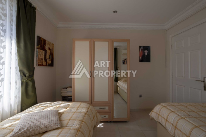 Вилла с собственным бассейном в районе Каргыджак, планировкой 3+1 - Ракурс 21