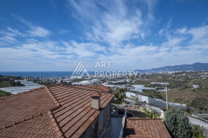 Вилла с собственным бассейном в районе Каргыджак, планировкой 3+1 - Ракурс 32