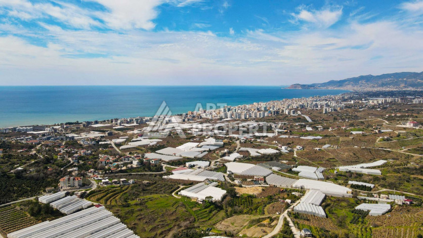 Вилла с собственным бассейном в районе Каргыджак, планировкой 3+1 - Ракурс 33