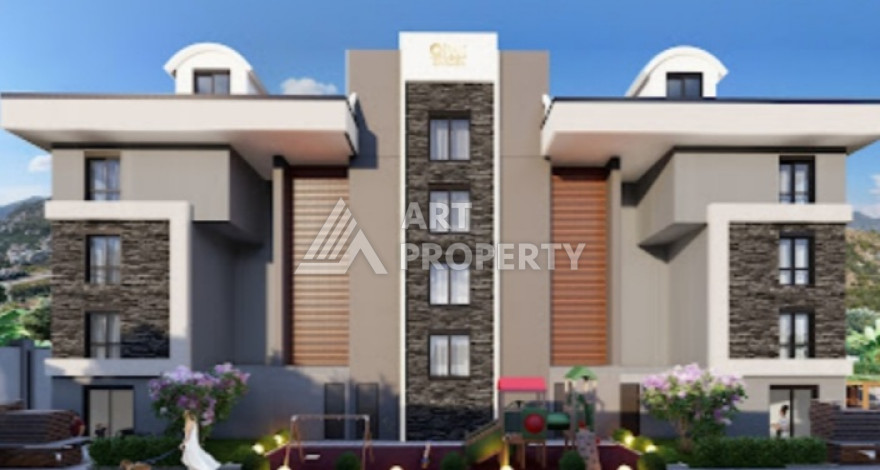 Новый проект уютного жилого комплекса с инфраструктурой в районе Джикджилли - Ракурс 4