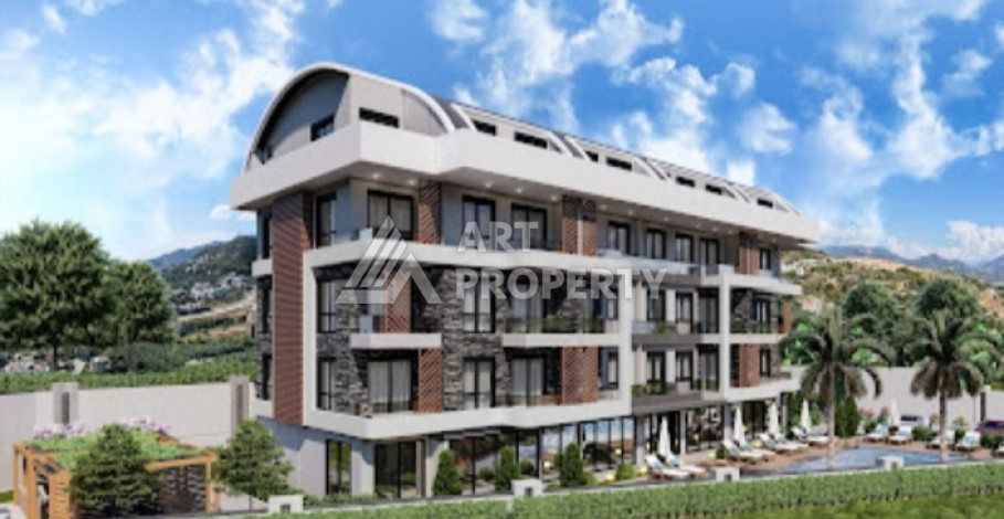 Новый проект уютного жилого комплекса с инфраструктурой в районе Джикджилли - Ракурс 2