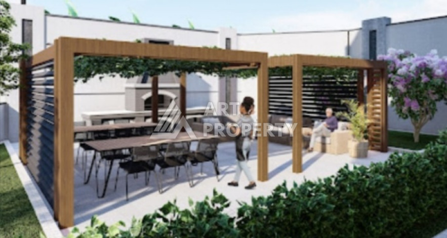 Новый проект уютного жилого комплекса с инфраструктурой в районе Джикджилли - Ракурс 8