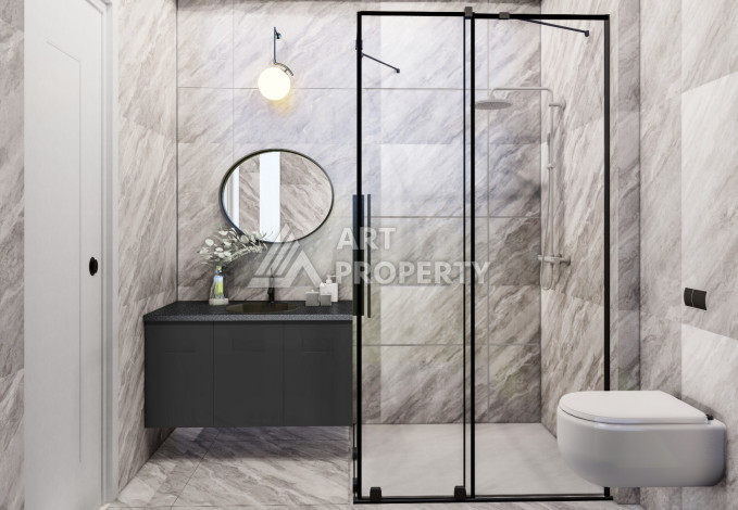 Новый проект уютного жилого комплекса с инфраструктурой в районе Джикджилли - Ракурс 13