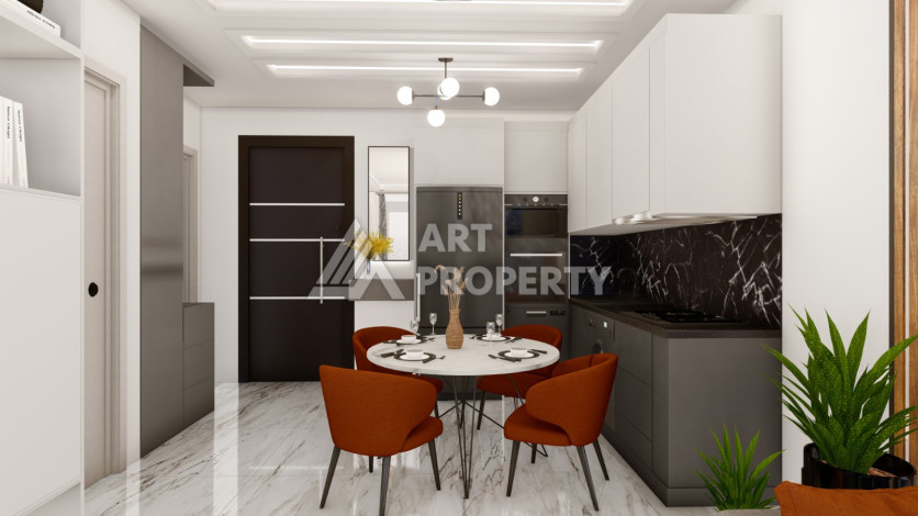 Новый проект уютного жилого комплекса с инфраструктурой в районе Джикджилли - Ракурс 15