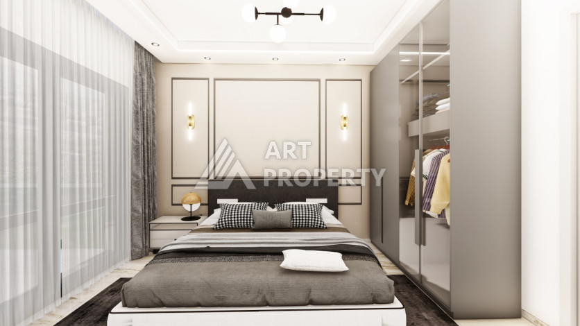 Новый проект уютного жилого комплекса с инфраструктурой в районе Джикджилли - Ракурс 18